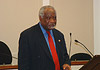 Rep. Danny Davis (D-7-IL) makes remarks at a Press Conference at which a client  was a participant