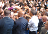 President Obama continues to greet the crowd