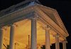 Walking down the portico driveway, last views of the White House front exterior